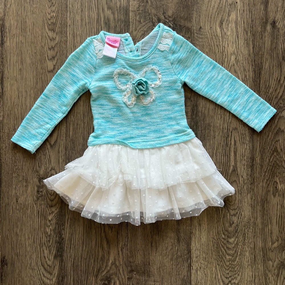 Nannette Blue Tulle Dress